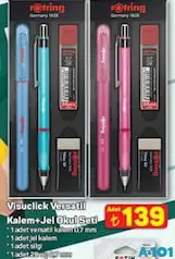 ROTRİNG VİSUCLİCK + JEL 0.7 MM OKUL SETİ